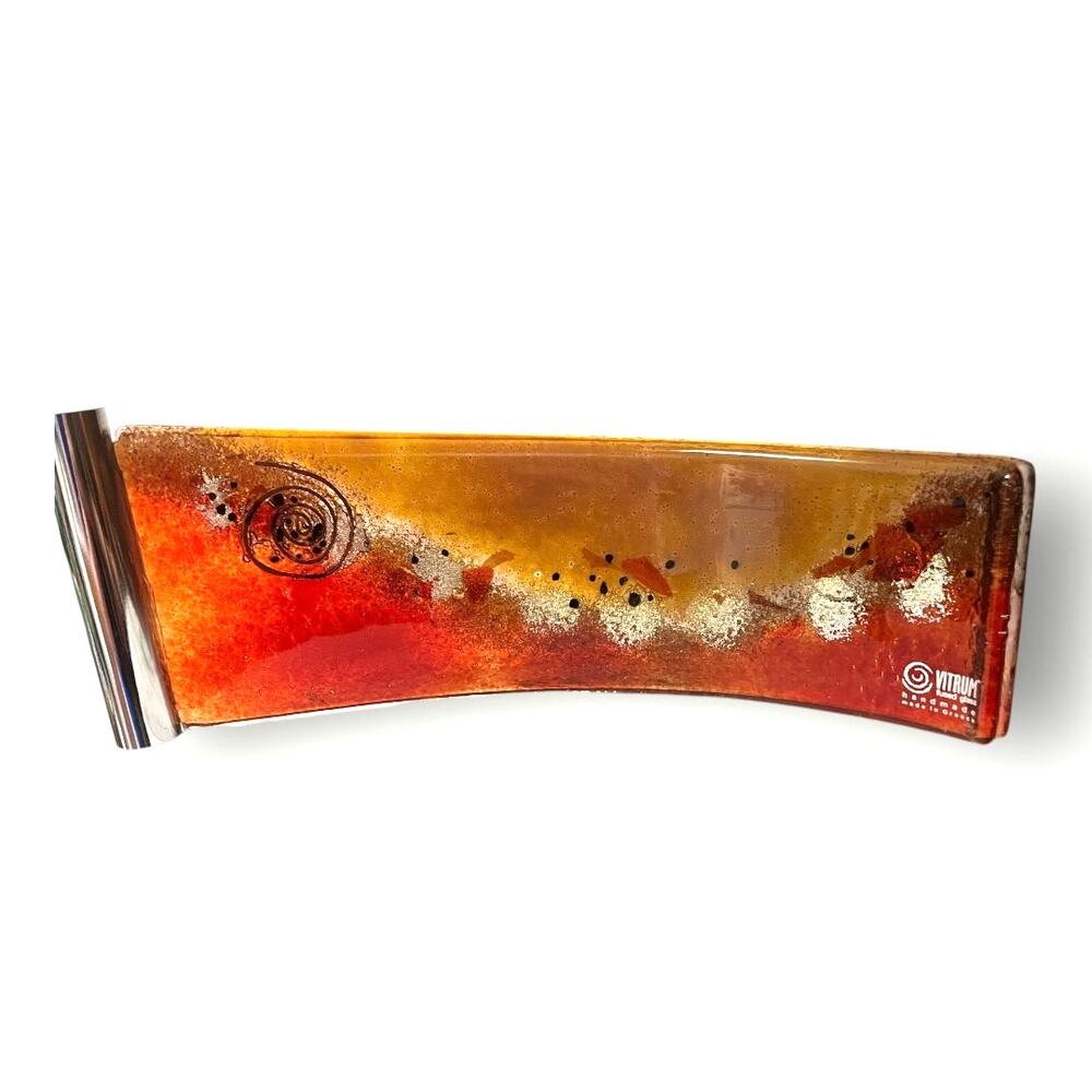 Vitrum Fused Glass Decorative Art Piece | Greece | Beautiful Condition